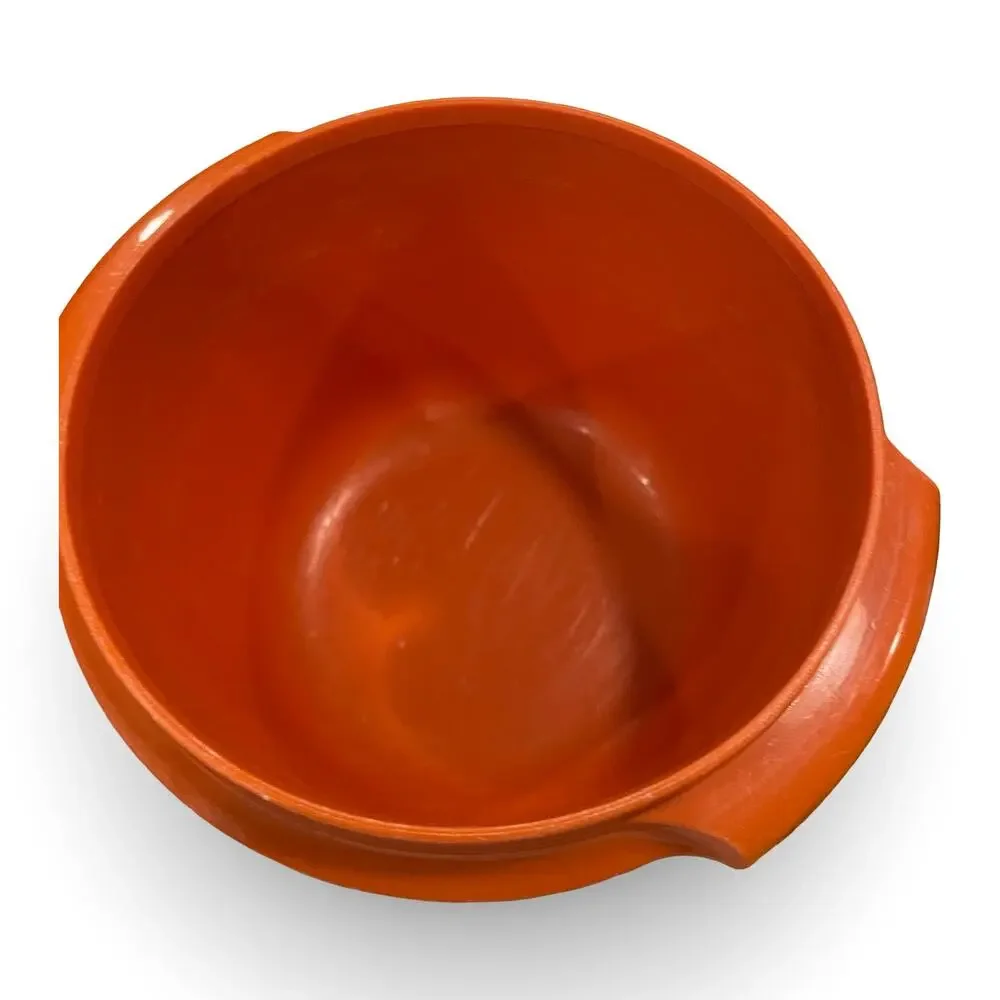 Tupperware Servalier Bowl Set of 5 Orange Yellow Green 886 1323 Sunburst Vintage - Picture 7 of 13